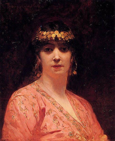 Jean-Joseph Benjamin-Constant Portrait of an Arab Woman